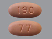 Capecitabine: Esto es un Tableta imprimido con 190 en la parte delantera, 77 en la parte posterior, y es fabricado por None.