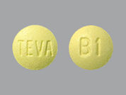 Letrozole: Esto es un Tableta imprimido con TEVA en la parte delantera, B1 en la parte posterior, y es fabricado por None.