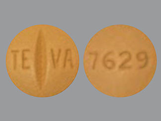 This is a Tablet imprinted with TE VA on the front, 7629 on the back.