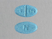 Glyburide Micronized: This is a Tablet imprinted with 6 036 on the front, N on the back.