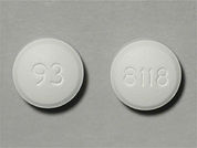 Famciclovir: This is a Tablet imprinted with 8118 on the front, 93 on the back.