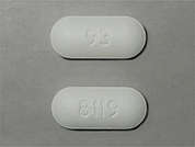 Famciclovir: This is a white oblong Tablet imprinted with 8119 on the front, 93 on the back, and is manufactured by TEVA USA.