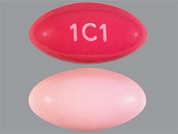 Bijuva: This is a light pink oval Capsule imprinted with 1C1 on the front, nothing on the back, and is manufactured by MAYNE PHARMA IN.