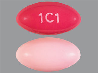 This is a Capsule imprinted with 1C1 on the front, nothing on the back.