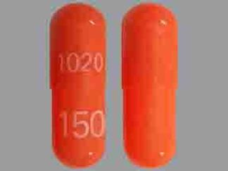 This is a Capsule Er 24 Hr imprinted with 1020 on the front, 150 on the back.