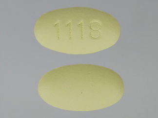 This is a Tablet imprinted with 1118 on the front, nothing on the back.