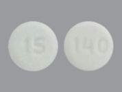 Pioglitazone Hcl: This is a Tablet imprinted with 140 on the front, 15 on the back.
