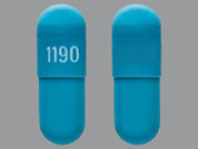 Tolterodine Tartrate Er: This is a Capsule Er 24 Hr imprinted with 1190 on the front, nothing on the back.