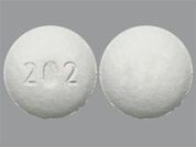 Darifenacin Er: This is a Tablet Er 24 Hr imprinted with 202 on the front, nothing on the back.