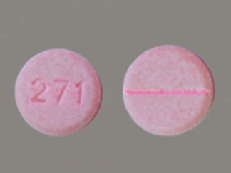 This is a Tablet Chewable imprinted with 271 on the front, nothing on the back.