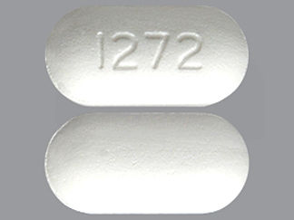 This is a Tablet Er 24 Hr imprinted with 1272 on the front, nothing on the back.