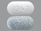 Telmisartan-Amlodipine: This is a Tablet imprinted with 1343 on the front, nothing on the back.