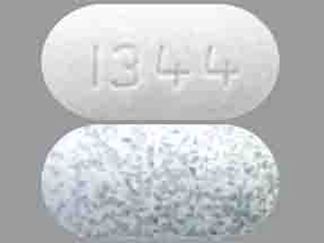 This is a Tablet imprinted with 1344 on the front, nothing on the back.