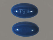 Taron-C Dha: This is a Capsule imprinted with T536 on the front, nothing on the back.