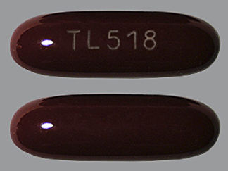 This is a Capsule imprinted with TL518 on the front, nothing on the back.