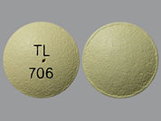 Relexxii: This is a Tablet Er 24 Hr imprinted with TL  706 on the front, nothing on the back.