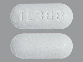 This is a Tablet imprinted with TL388 on the front, nothing on the back.