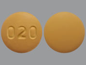 Cyclobenzaprine Hcl: Esto es un Tableta imprimido con 020 en la parte delantera, nada en la parte posterior, y es fabricado por None.