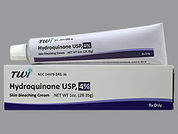 Hydroquinone: Esto es un Crema imprimido con nada en la parte delantera, nada en la parte posterior, y es fabricado por None.