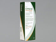 Cimzia: This is a Kit imprinted with nothing on the front, nothing on the back.