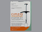 Cimzia: This is a Syringe Kit imprinted with nothing on the front, nothing on the back.
