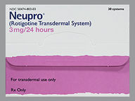 Neupro 3 Mg/24 Hr Patch Transdermal 24 Hours