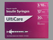 Ulticare: This is a Syringe Empty Disposable imprinted with nothing on the front, nothing on the back.