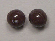 Marinol: This is a Capsule imprinted with UM on the front, nothing on the back.