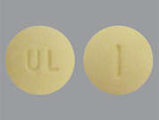 Bisoprolol-Hydrochlorothiazide: This is a Tablet imprinted with UL on the front, I on the back.