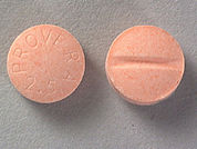 Provera: This is a Tablet imprinted with PROVERA  2.5 on the front, nothing on the back.