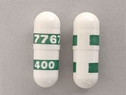 Celebrex: This is a Capsule imprinted with 7767 on the front, 400 on the back.