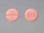 Midodrine Hcl: This is a Tablet imprinted with US  5 on the front, 212 on the back.