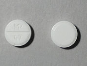 Albuterol Sulfate: This is a Tablet imprinted with MP  47 on the front, nothing on the back.