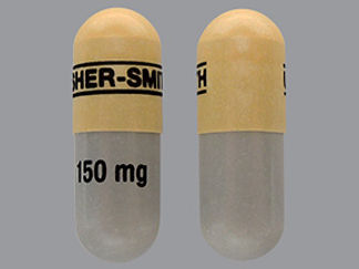 This is a Capsule Sprinkle Er 24 Hr imprinted with UPSHER-SMITH on the front, 150 mg on the back.