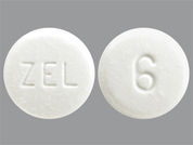 Zelnorm: Esto es un Tableta imprimido con ZEL en la parte delantera, 6 en la parte posterior, y es fabricado por None.