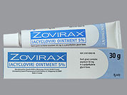 Zovirax: This is a Ointment imprinted with nothing on the front, nothing on the back.