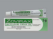 Zovirax: This is a Cream imprinted with nothing on the front, nothing on the back, and is manufactured by BAUSCH HEALTH U.