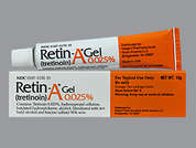 Retin-A: This is a yellow Gel imprinted with nothing on the front, nothing on the back, and is manufactured by BAUSCH HEALTH U.