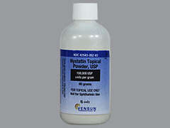 This is a Powder imprinted with nothing on the front, nothing on the back, and is manufactured by VENSUN/STRIDES.