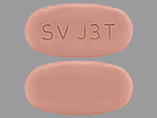 This is a Tablet imprinted with SV J3T on the front, nothing on the back.