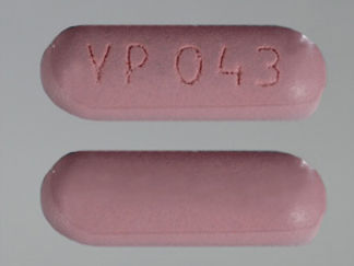 This is a Tablet imprinted with VP 043 on the front, nothing on the back.