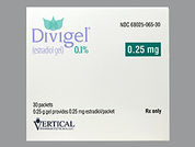 Divigel: This is a Gel In Packet imprinted with nothing on the front, nothing on the back.