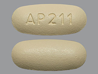 This is a Tablet imprinted with AP211 on the front, nothing on the back.