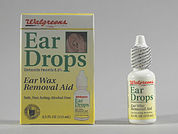Ear Drops: Esto es un Gotas imprimido con nada en la parte delantera, nada en la parte posterior, y es fabricado por None.