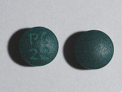 Ferrous Sulfate: This is a Tablet imprinted with PC  22 on the front, nothing on the back.