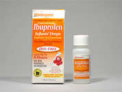 Infant's Ibuprofen: Esto es un Gotas De Suspensión blanco imprimido con nada en la parte delantera, nada en la parte posterior, y es fabricado por WALGREEN CO..