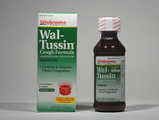 Adult Wal-Tussin: This is a Liquid imprinted with nothing on the front, nothing on the back.