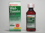 Adult Wal-Tussin Dm: This is a Syrup imprinted with nothing on the front, nothing on the back.