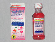 Children'S Wal-Dryl Allergy: This is a Liquid imprinted with nothing on the front, nothing on the back.