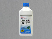 Antacid M: This is a Suspension Oral imprinted with nothing on the front, nothing on the back.